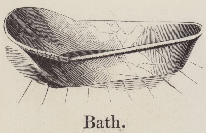 Bath (gravure) - English School