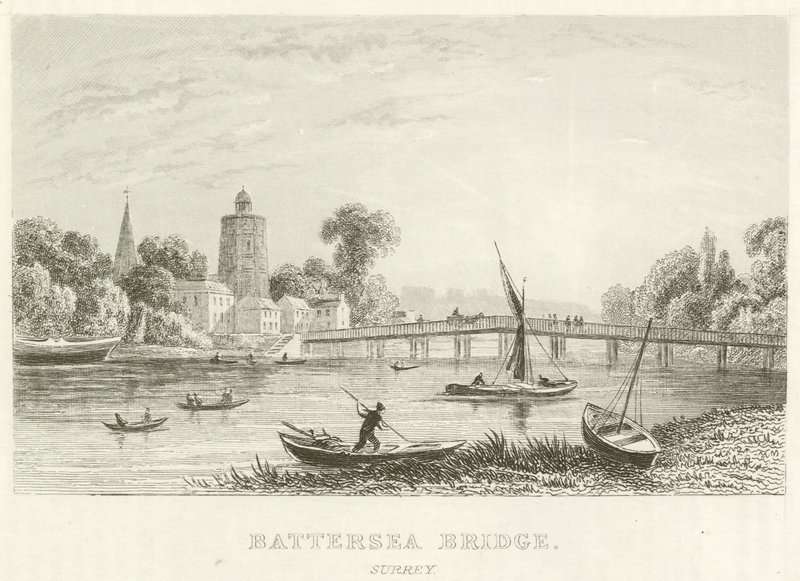 Pont de Battersea, Surrey - English School