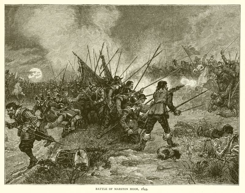 Bataille de Marston Moor, 1644 - English School