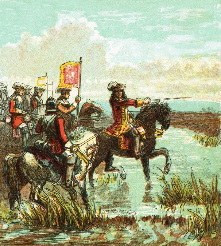 La Bataille de la Boyne - English School
