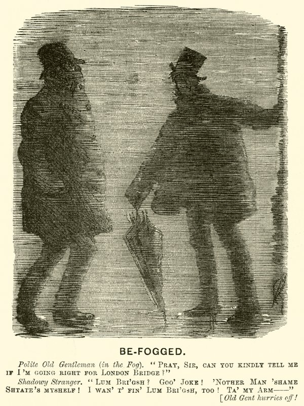 Dans le brouillard (gravure) - English School