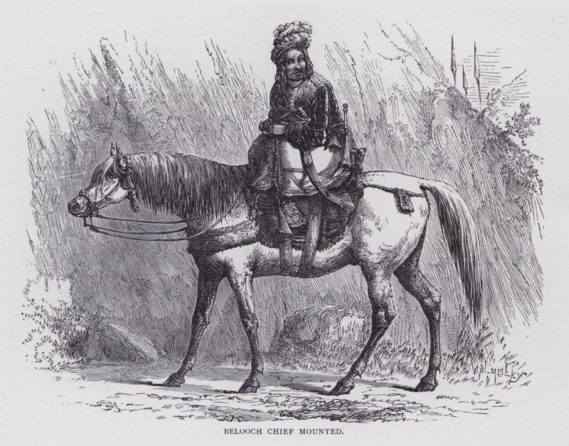 Chef beloutche à cheval - English School