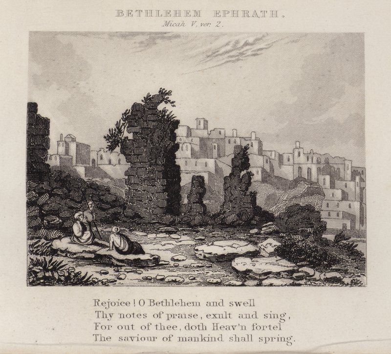 Bethléem Éphrata, Michée V, verset 2 - English School