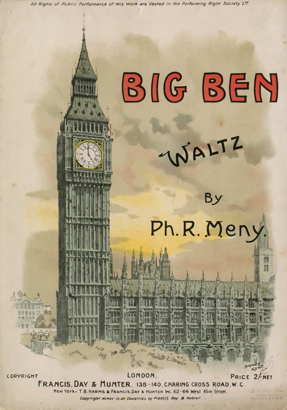Big Ben Valse par Ph R Meny - English School