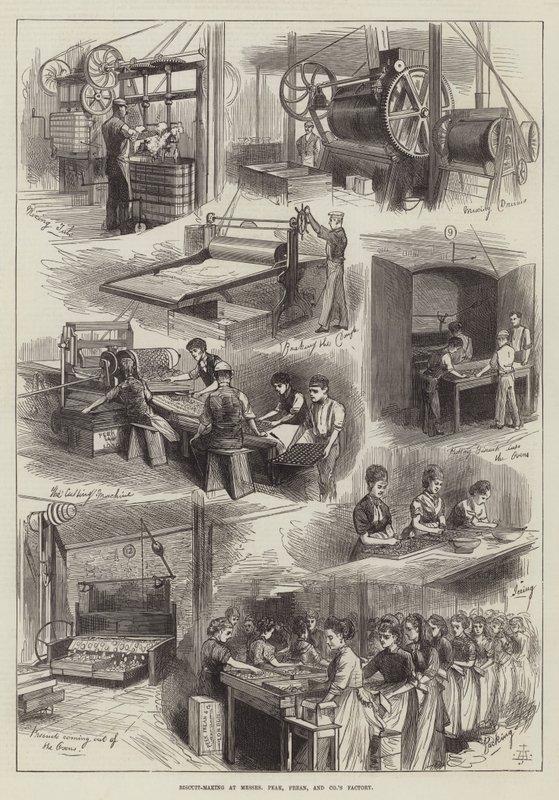 Fabrication de biscuits à l