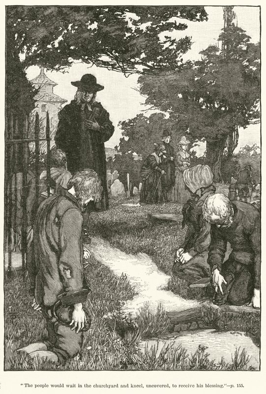 Évêque Wilson de Sodor et Man (gravure) - English School