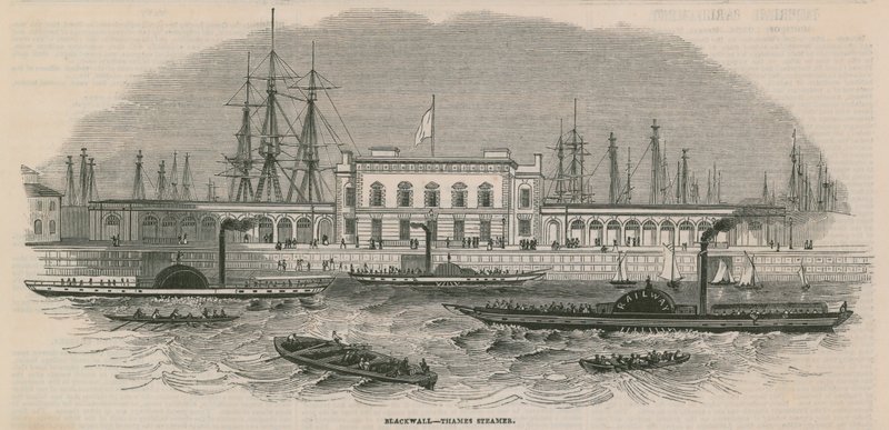 Vapeur de la Tamise à Blackwall - English School