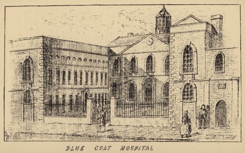 Hôpital Blue Coat (gravure) - English School