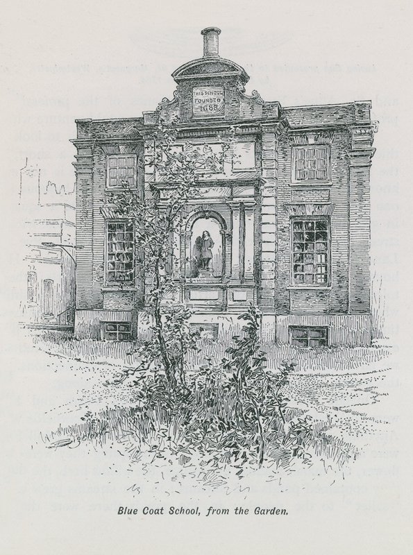 École Blue Coat depuis le jardin - English School