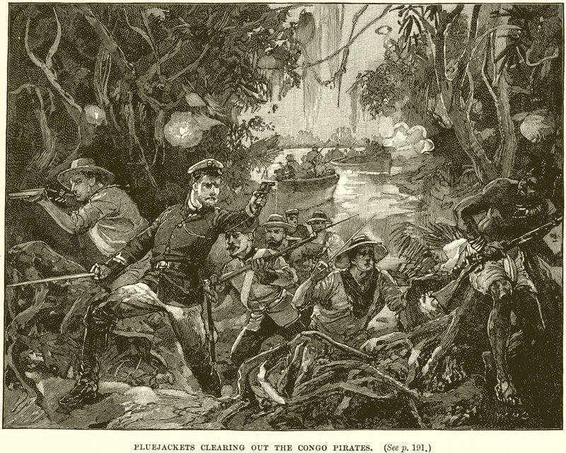 Marins nettoyant les pirates du Congo - English School