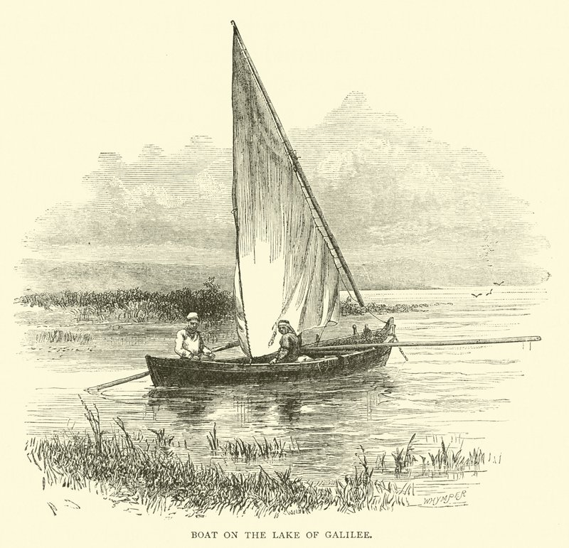 Bateau sur le lac de Galilée - English School