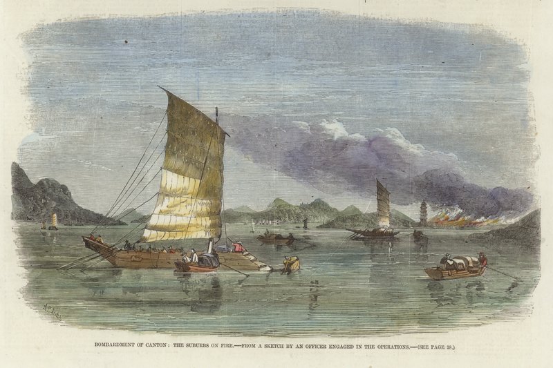 Bombardement de Canton - English School