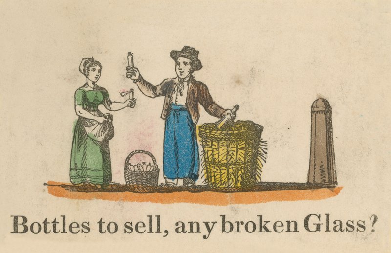 Bouteilles à vendre, du verre cassé? - English School