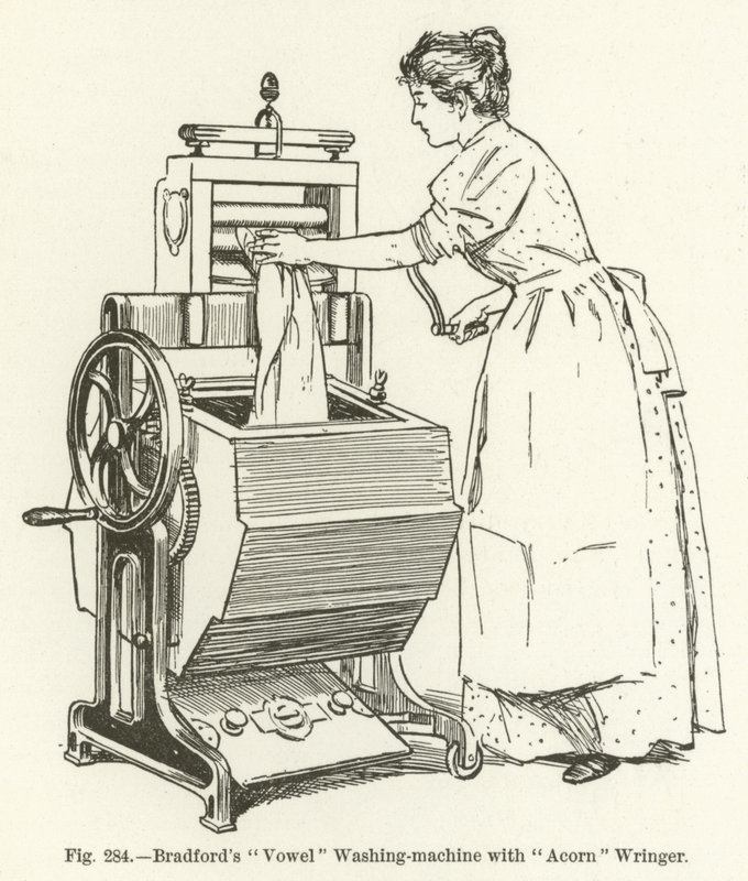 Machine à laver Vowel de Bradford avec essoreuse Acorn - English School