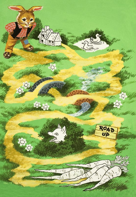 Page de puzzle de Brer Rabbit - English School