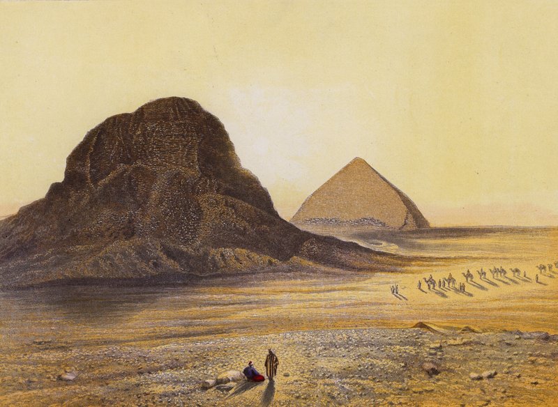 Pyramides de briques de Dashour, Égypte - English School