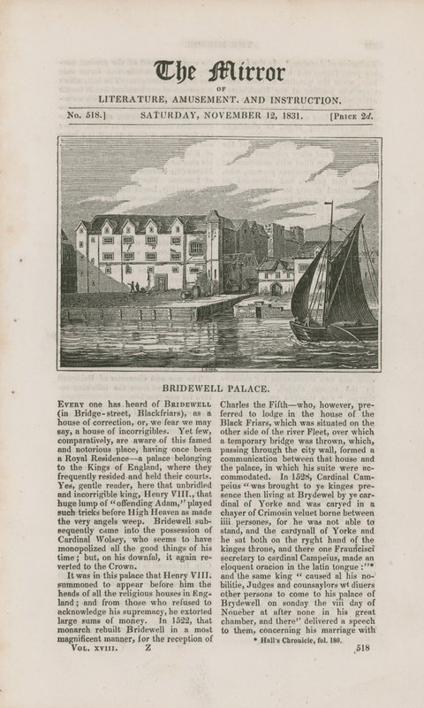 Palais de Bridewell - English School