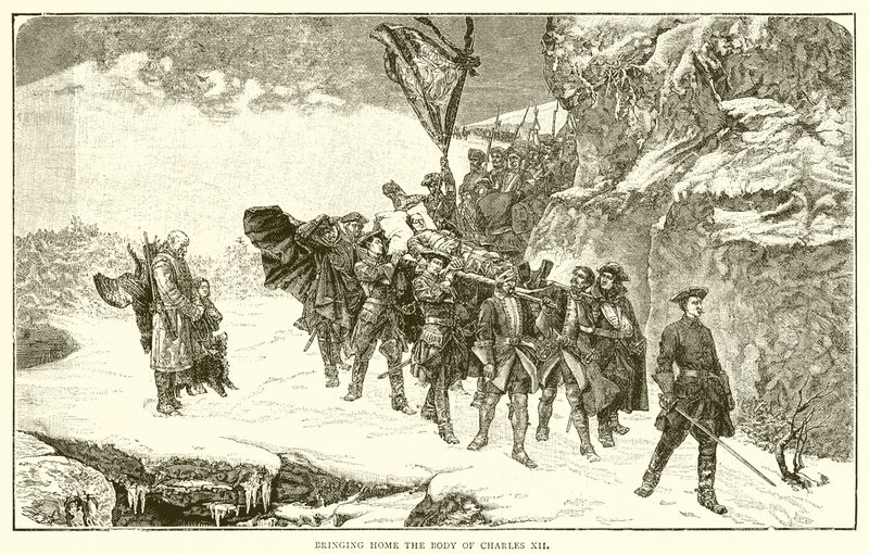 Ramener le corps de Charles XII - English School