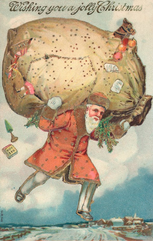 Carte de Noël britannique - English School