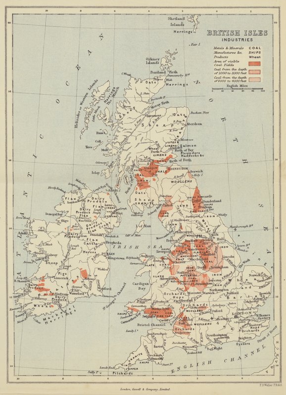 Industries des îles britanniques - English School