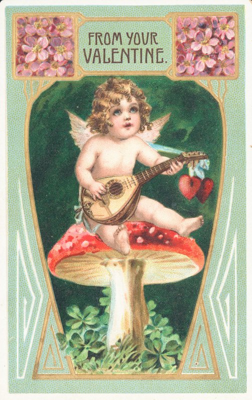 Carte de Saint-Valentin britannique - English School