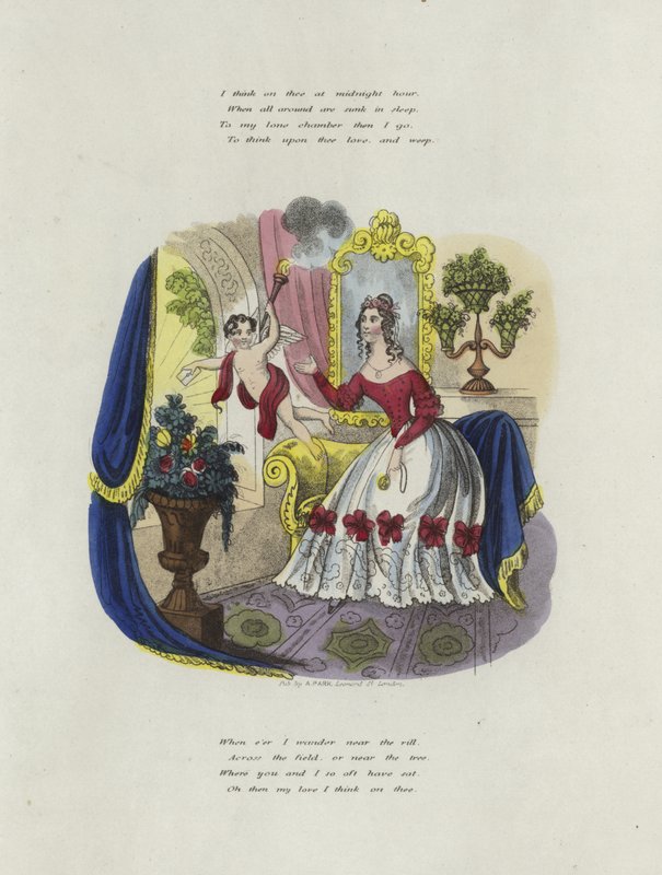 Carte de Saint-Valentin britannique avec une image d