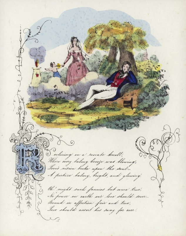 Carte de Saint-Valentin britannique avec une image d