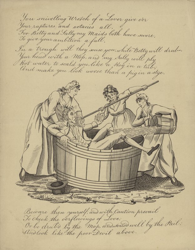 Carte de Saint-Valentin britannique avec une image d
