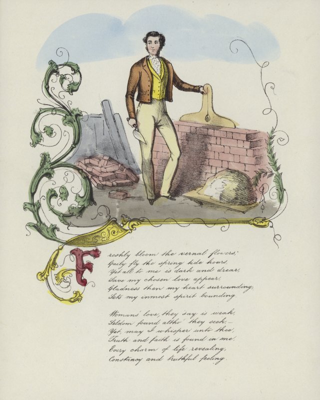 Carte de Saint-Valentin britannique avec une image d