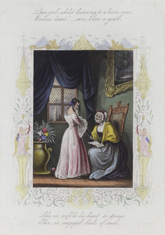 Carte de Saint-Valentin britannique avec une image d