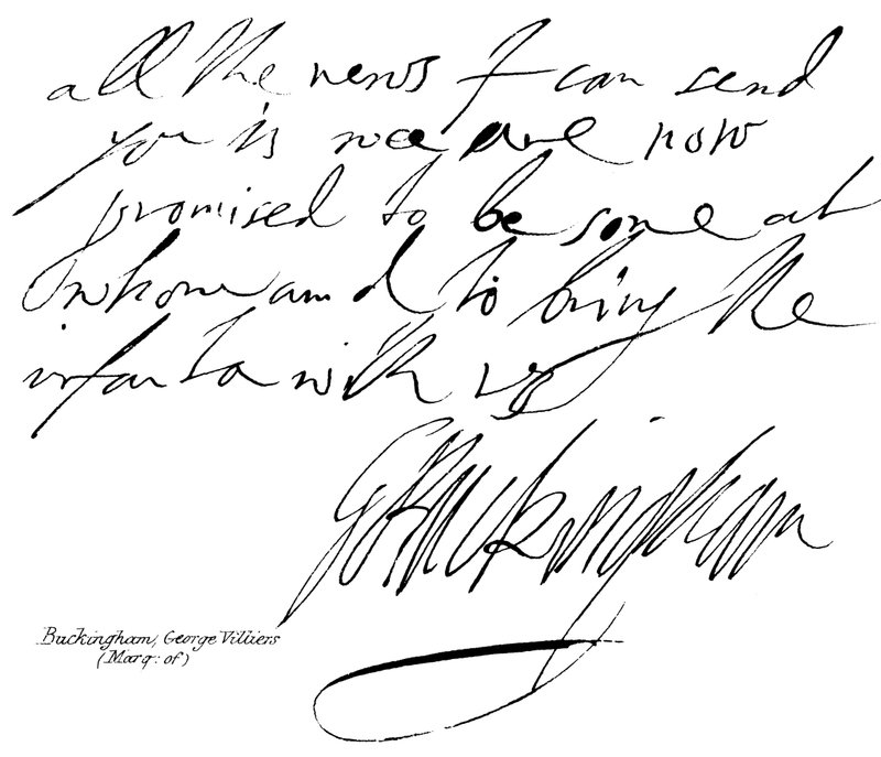 George Villiers, Marquis de Buckingham - English School