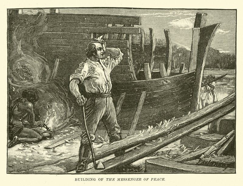 Construction du Messager de la Paix - English School