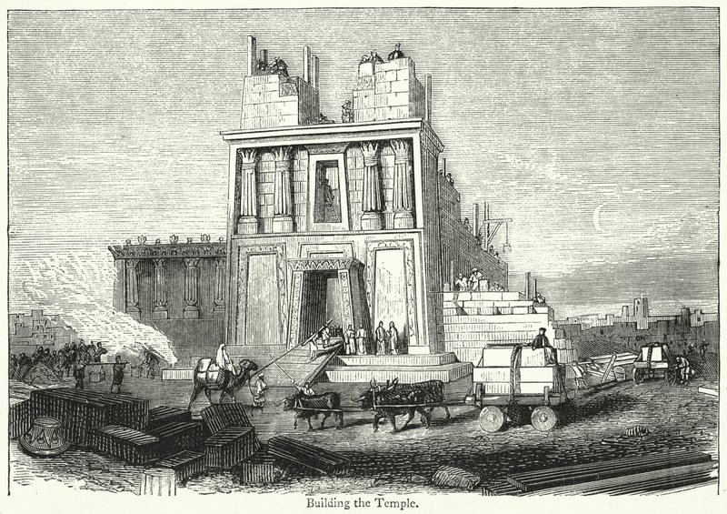 Construction du Temple - English School