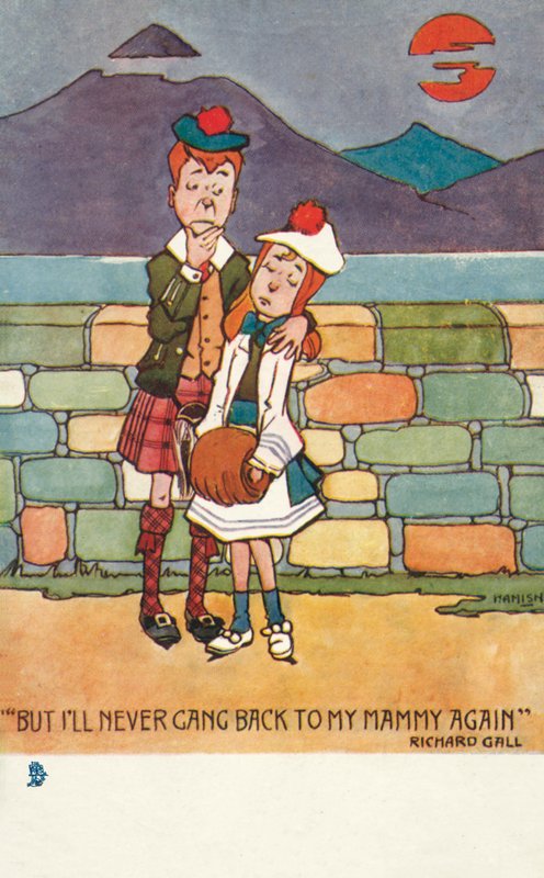 Mais je ne retournerai plus jamais chez ma maman (lithographie couleur) - English School