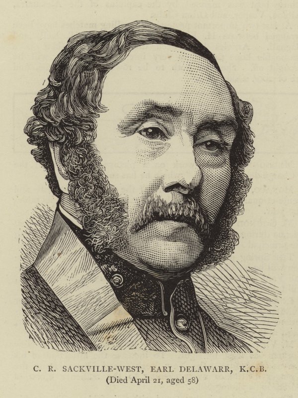 C R Sackville-West, comte Delawarr, KCB - English School