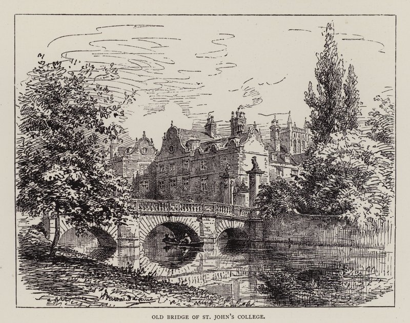 Cambridge : Vieux pont du St John