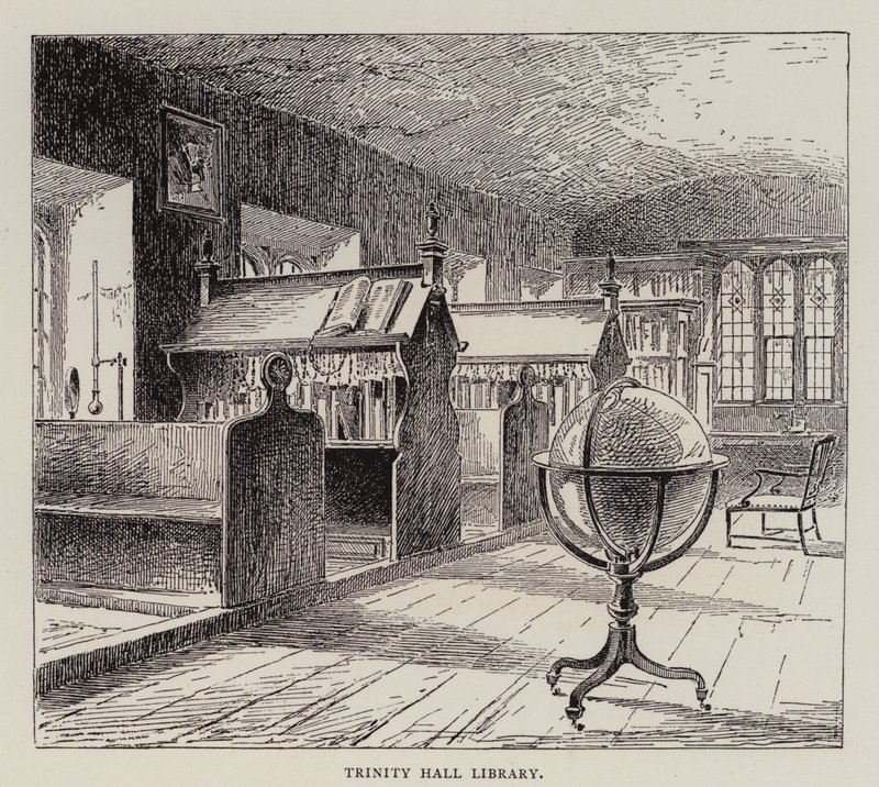 Cambridge : Bibliothèque de Trinity Hall - English School