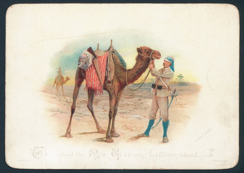 Carte de Noël des Camel Corps - English School