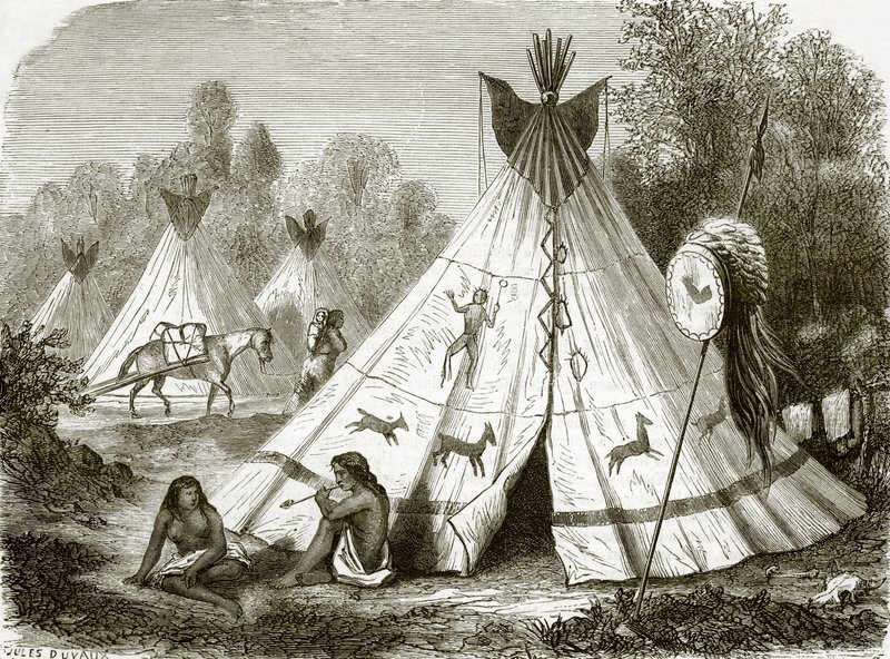 Camp des Indiens Comanches - English School