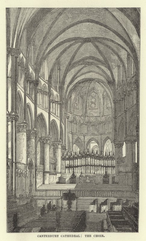 Cathédrale de Canterbury, le chœur - English School