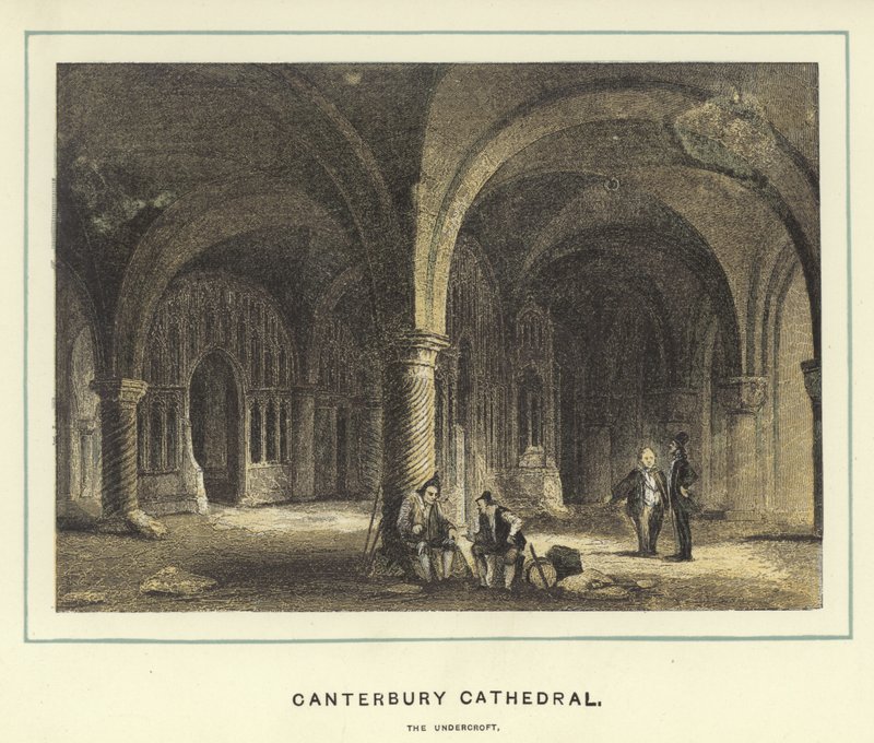 Cathédrale de Canterbury, la crypte - English School