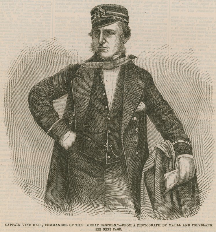 Capitaine Vine Hall, commandant du Great Eastern - English School