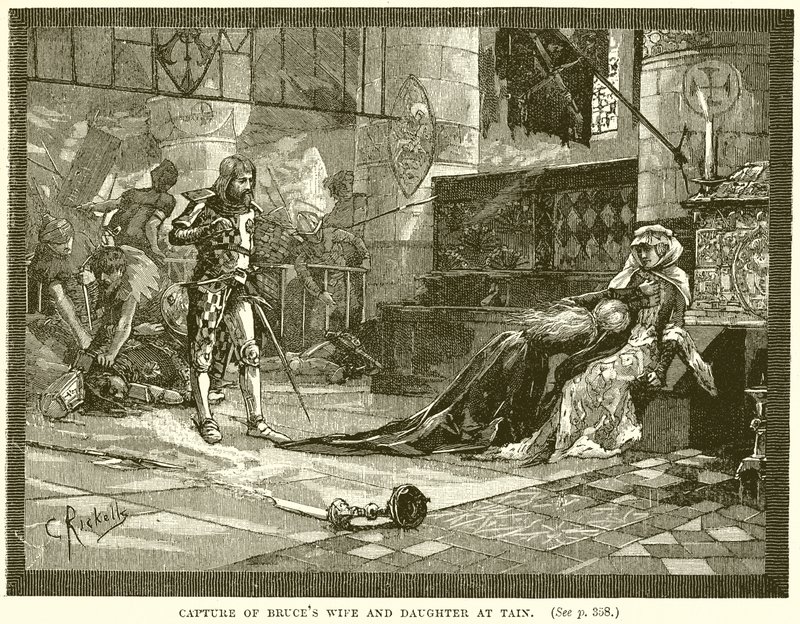 Capture de la femme et de la fille de Bruce à Tain - English School