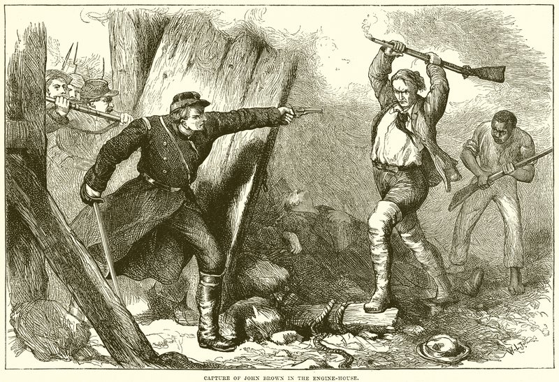 Capture de John Brown dans la maison des machines - English School