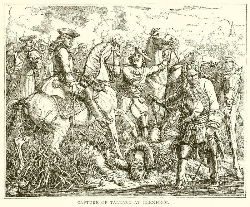 Capture de Tallard à Blenheim - English School