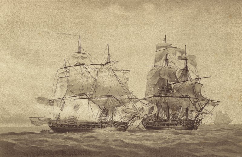 Capture de la frégate française l