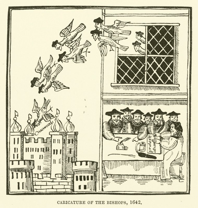Caricature des évêques, 1642 - English School