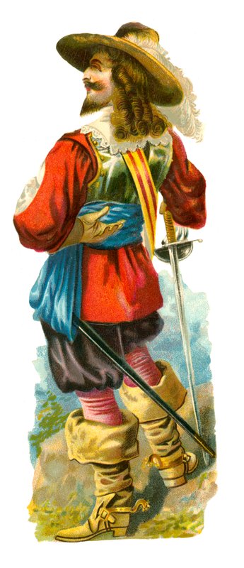 Cavalier du temps du roi Charles I - English School