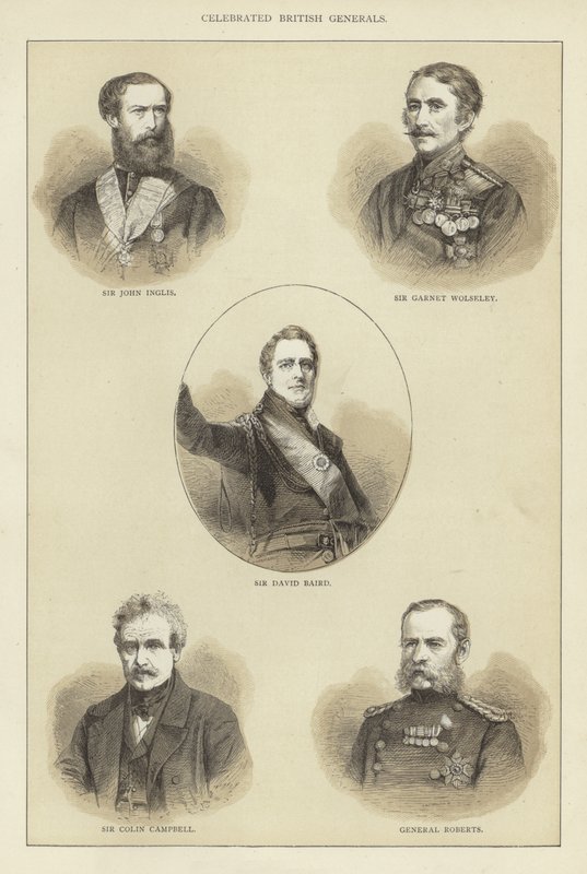 Généraux britanniques célèbres - English School