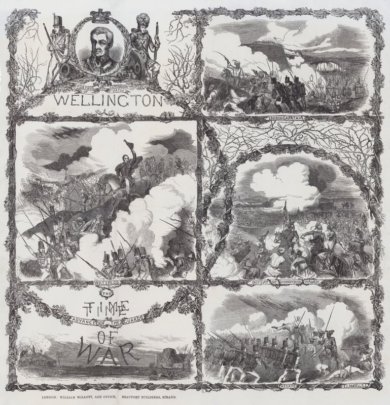 Célébration des victoires du duc de Wellington au siège de Seringapatam (1799), défaite de Dhondia Wagh (1800), bataille d